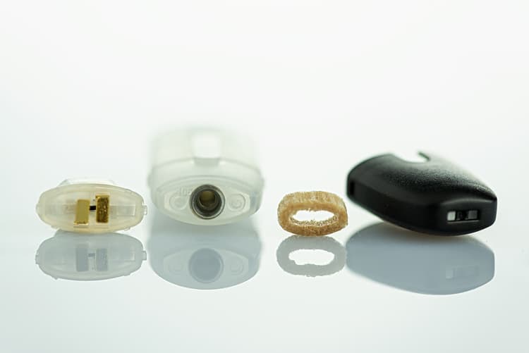 Zerlegter myblu Pod.